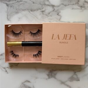 Bundle False Lashes & glue– Black